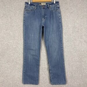 686 Pants Mens 32x30.5 Blue National Regular Straight Leg Fit Jeans